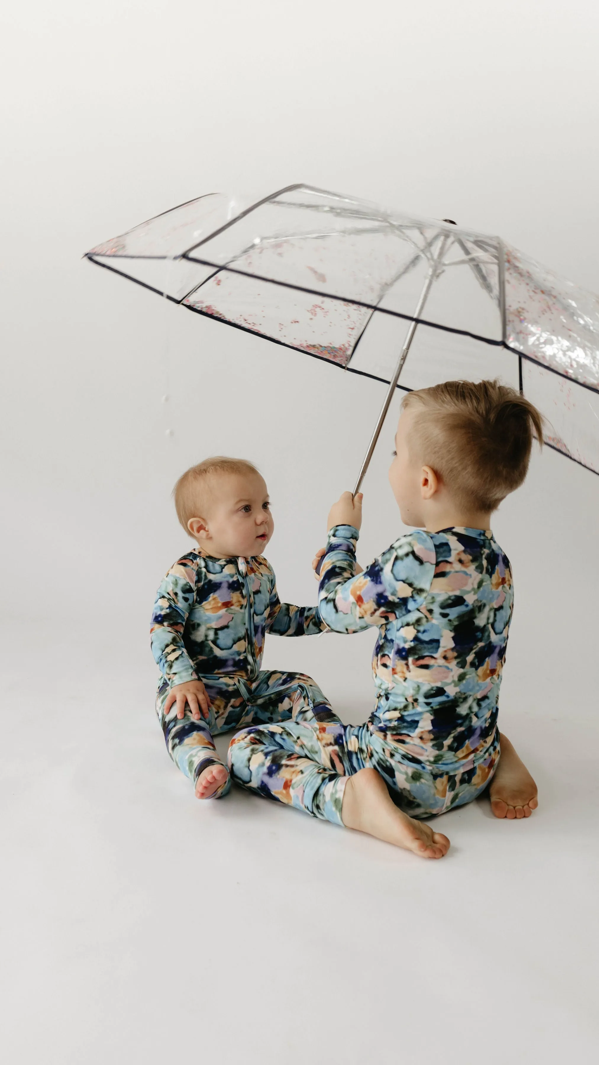 Charli Print | Bamboo Zip Pajamas