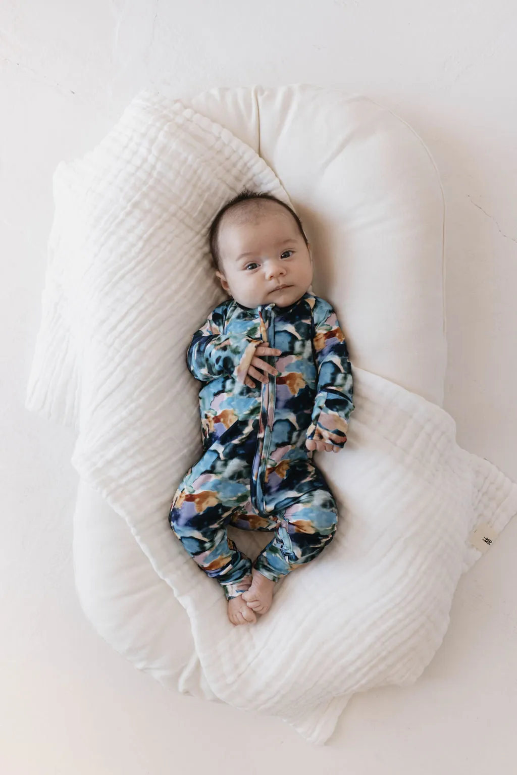 Charli Print | Bamboo Zip Pajamas