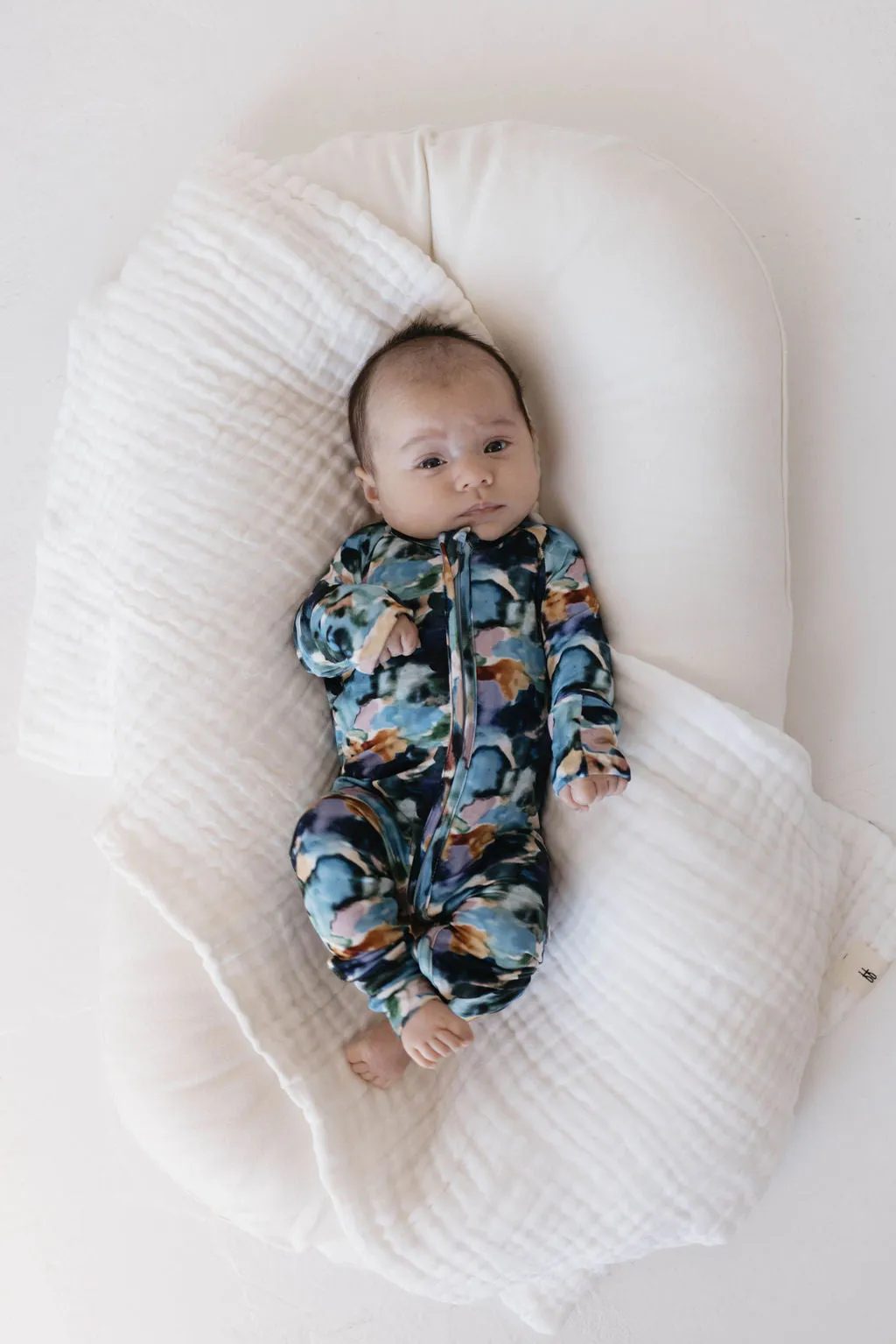 Charli Print | Bamboo Zip Pajamas