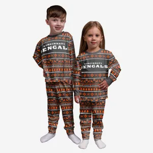 Cincinnati Bengals Toddler Family Holiday Pajamas