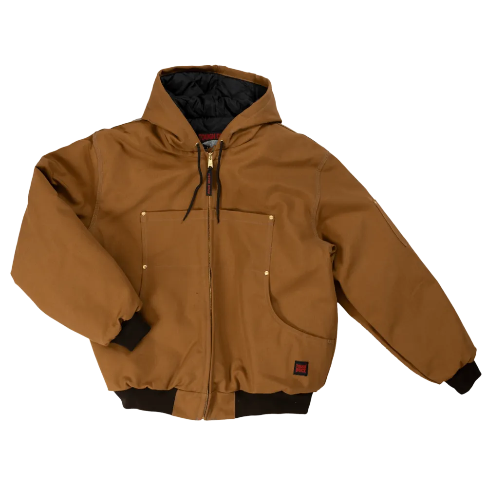 CL51232B Hooded Bomber Jacket