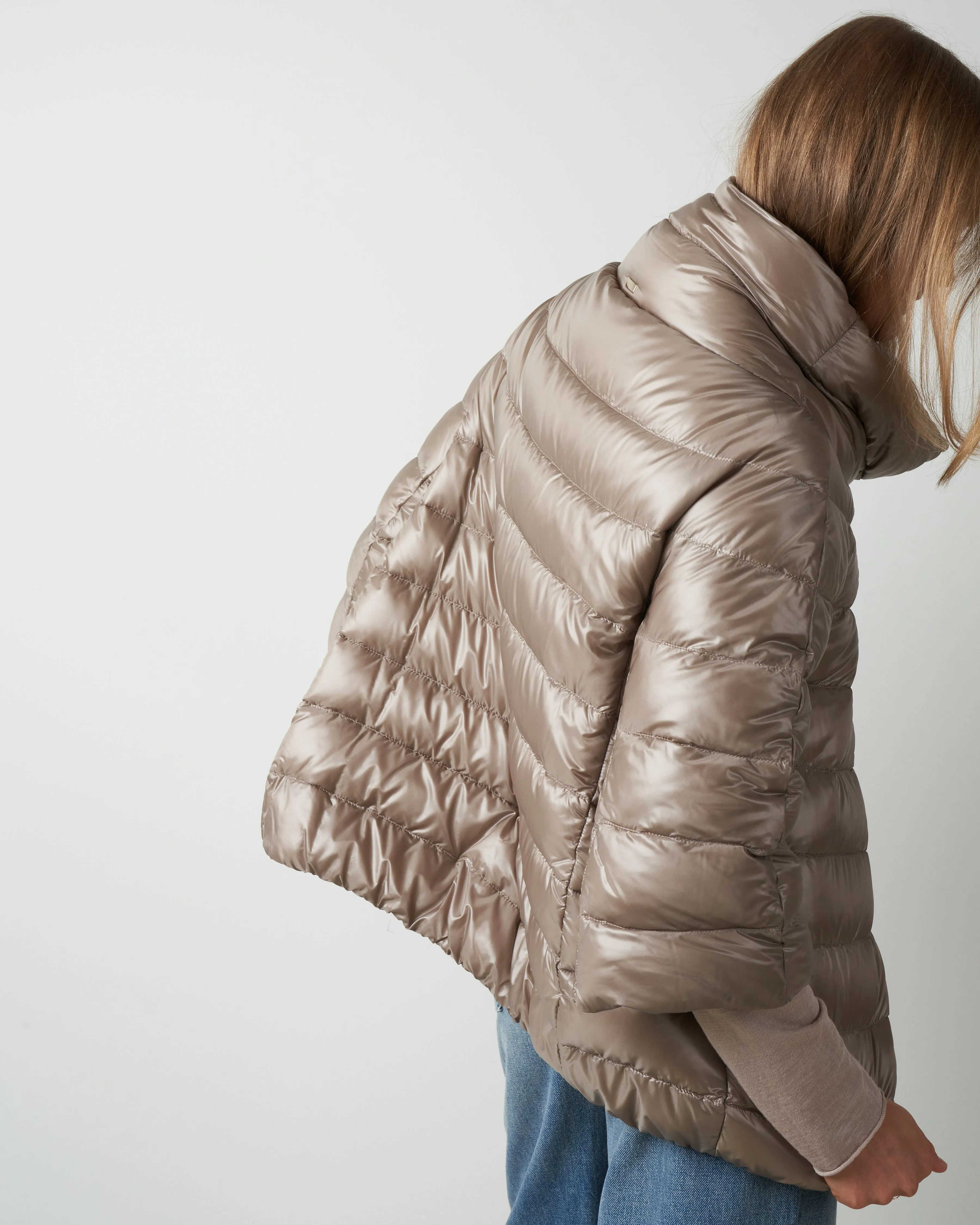 cocoon basic jacket - taupe