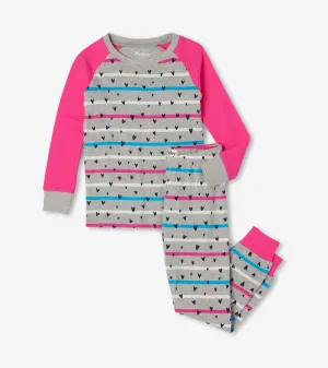 Confetti Hearts Organic Cotton Pajama Set