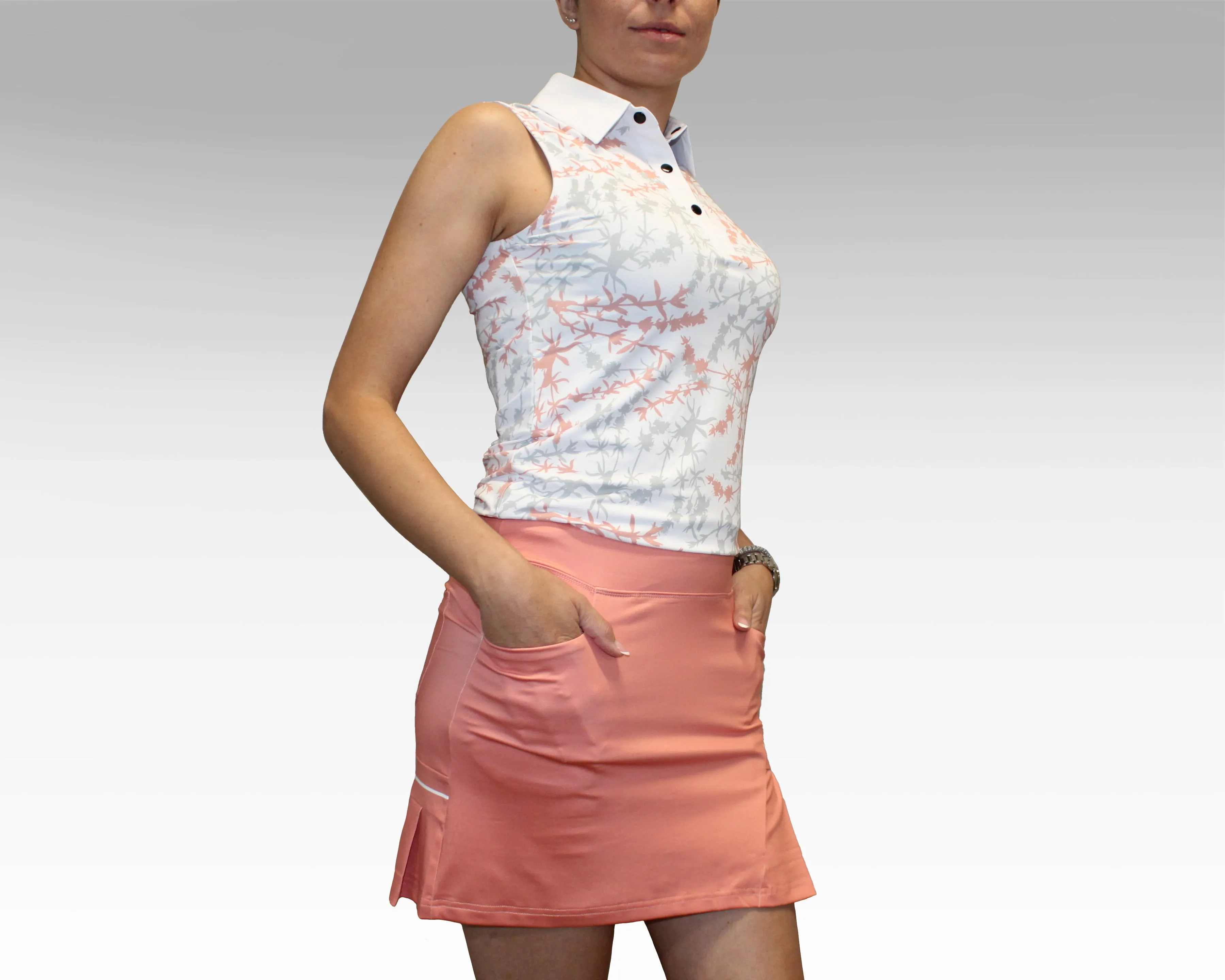 Coral women's skirt