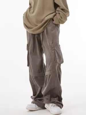 Corduroy Relaxed Cargo Pants