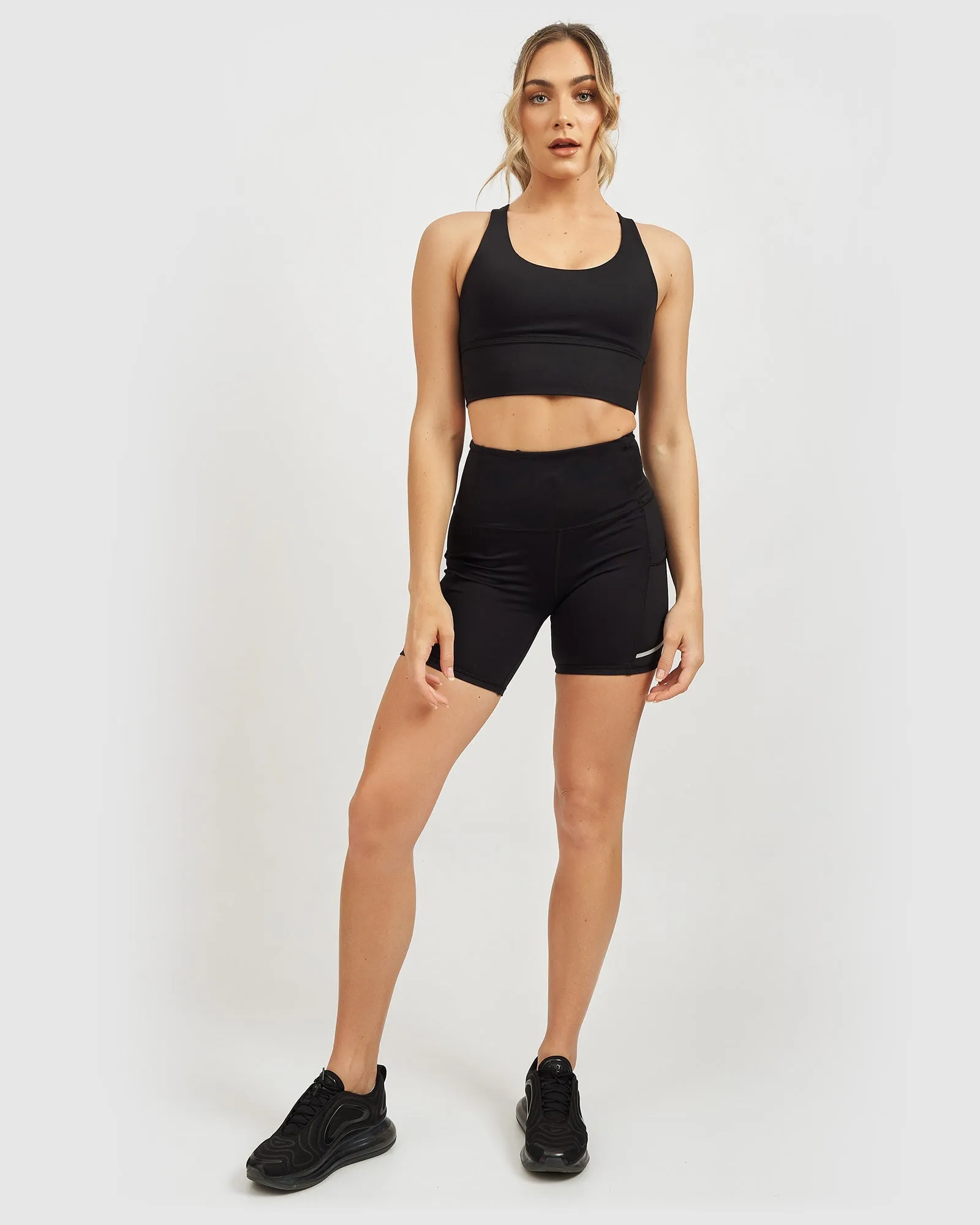 Core Trainer Lara Active Bike Shorts - Black