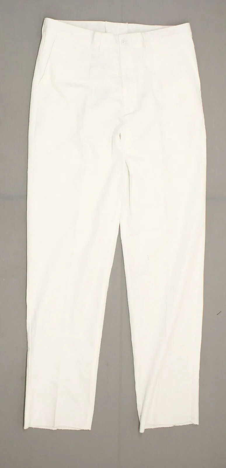 Cornerstone Men's Unhemmed Industrial Work Pants White 37 Waist