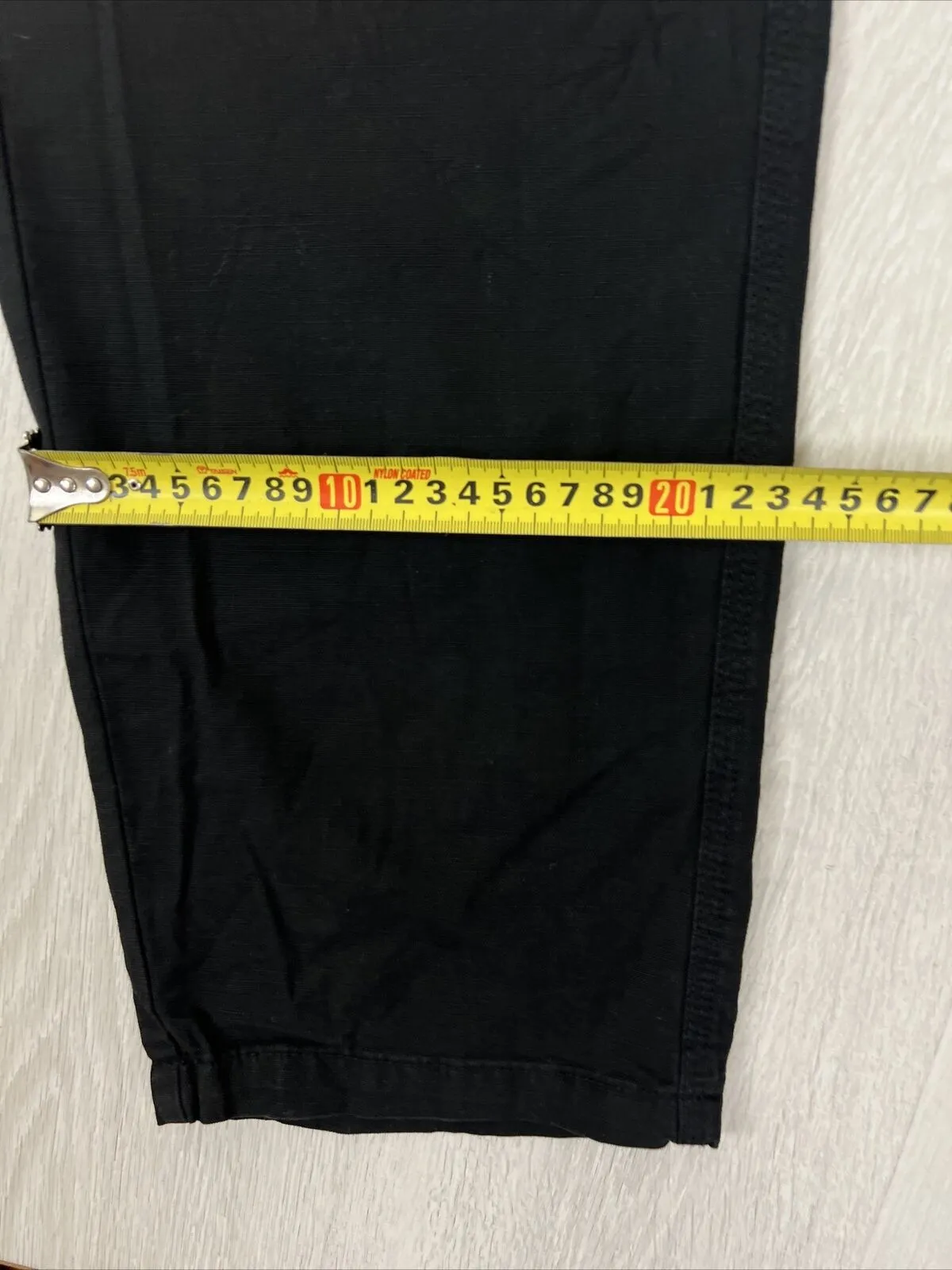 Cotton On Mens Black Elastic Worker Pant Wide Leg Size Large (new)