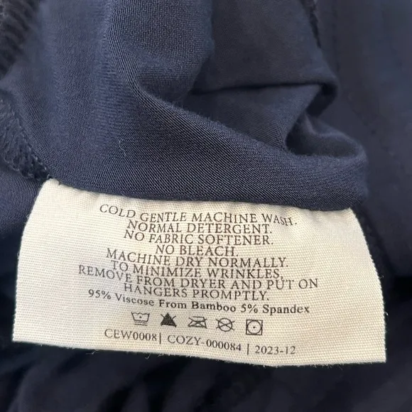Cozy Earth Women's Bamboo Stretch-Knit Pajama Pant Size 3X