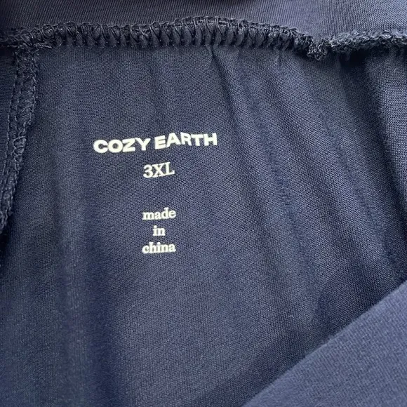 Cozy Earth Women's Bamboo Stretch-Knit Pajama Pant Size 3X