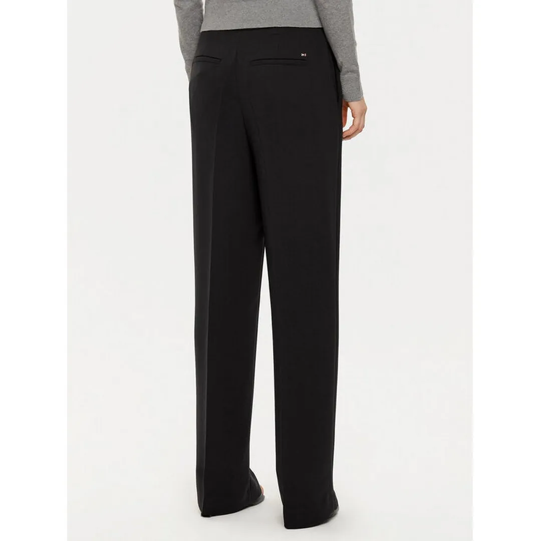 Crepe Relaxed Straight Pant