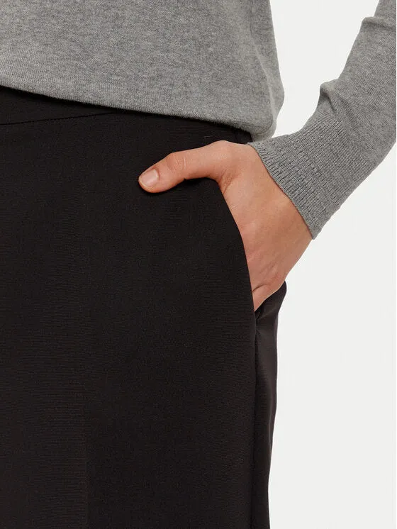 Crepe Relaxed Straight Pant