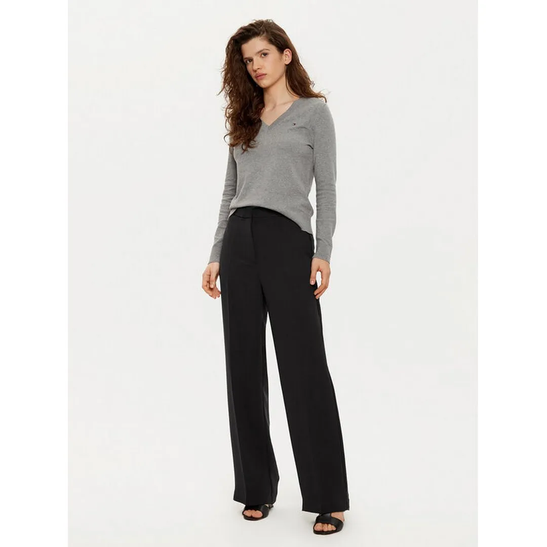 Crepe Relaxed Straight Pant