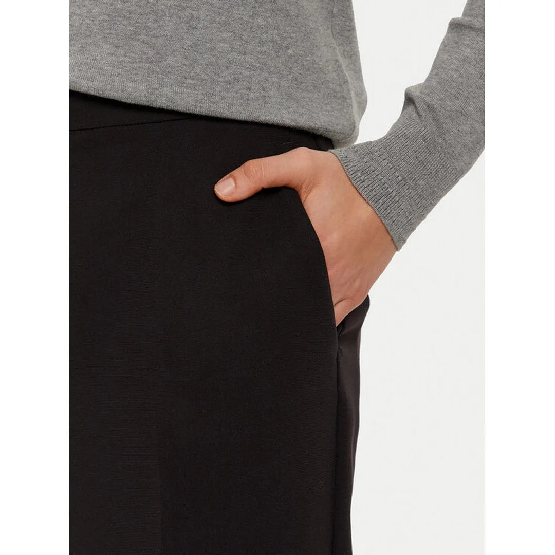 Crepe Relaxed Straight Pant