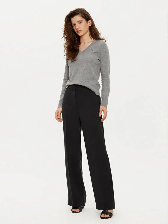Crepe Relaxed Straight Pant