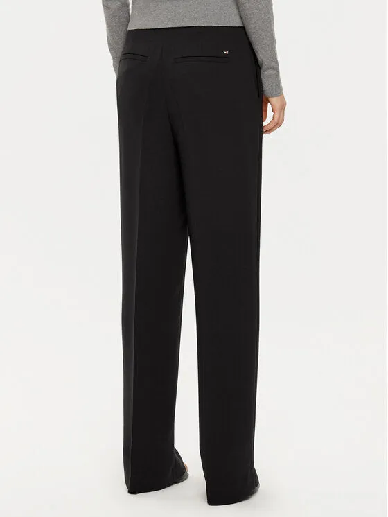 Crepe Relaxed Straight Pant