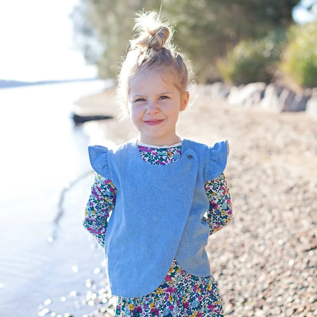 Crossroads Vest Sewing Pattern - Baby   Child ~ add-on for Pathfinder Vest