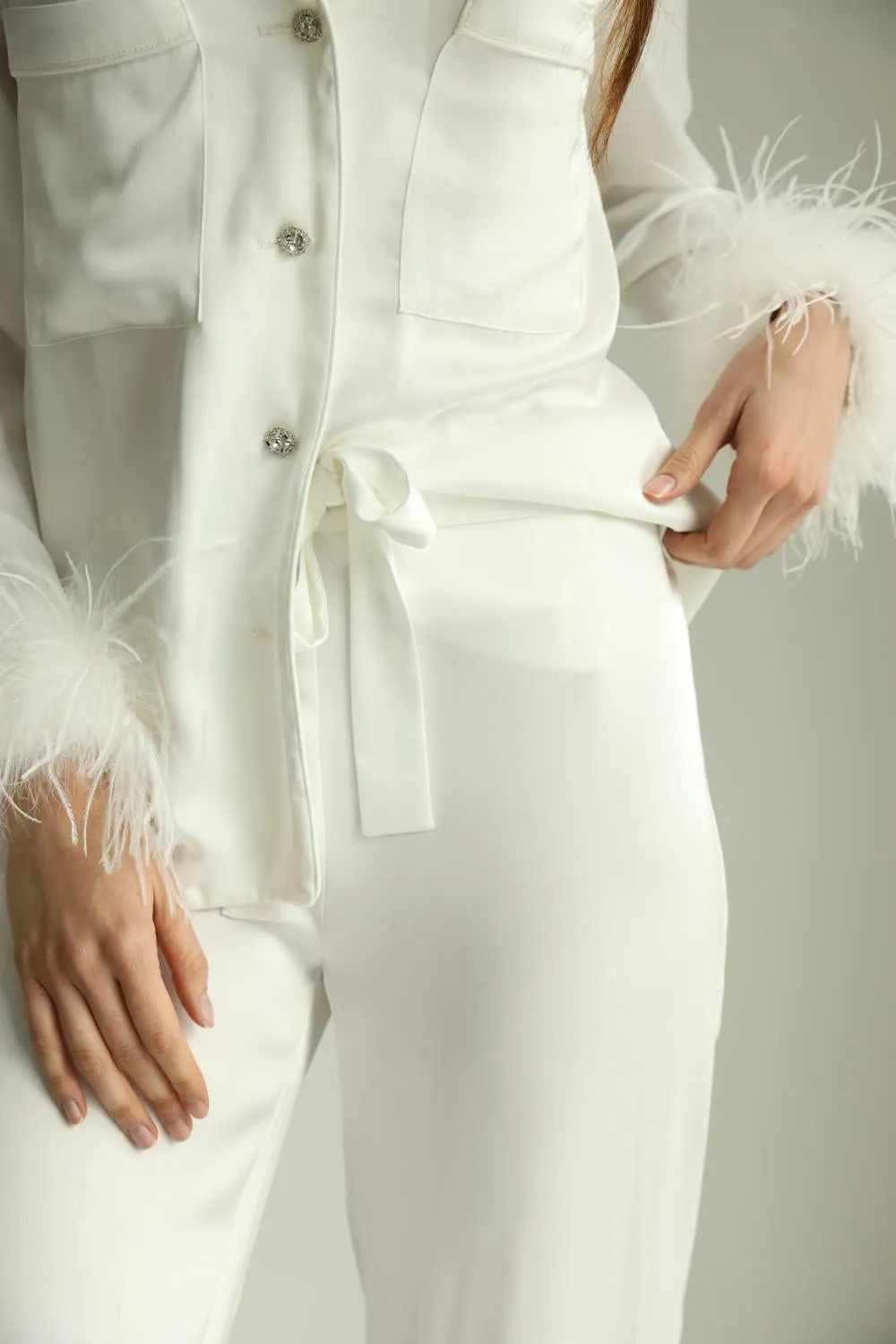 Crystal PJs- White