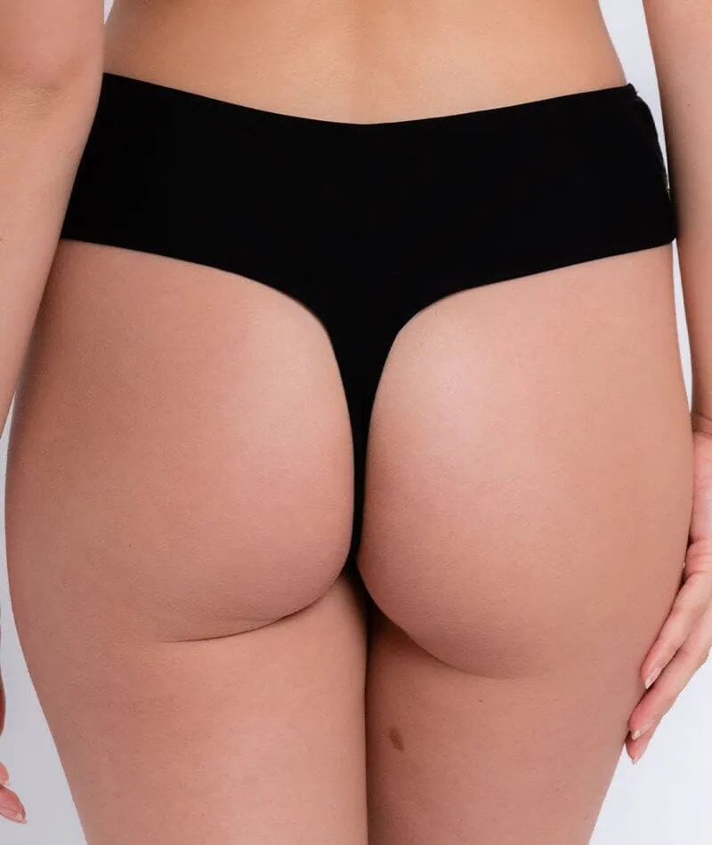 Curvy Kate Centre Stage Deep Thong - Black
