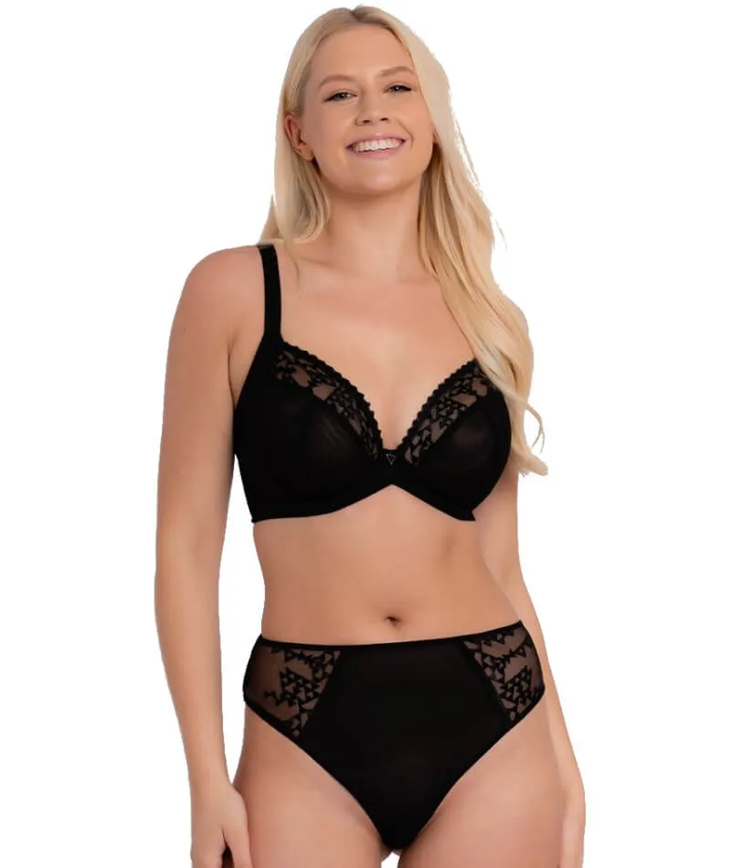 Curvy Kate Centre Stage Deep Thong - Black