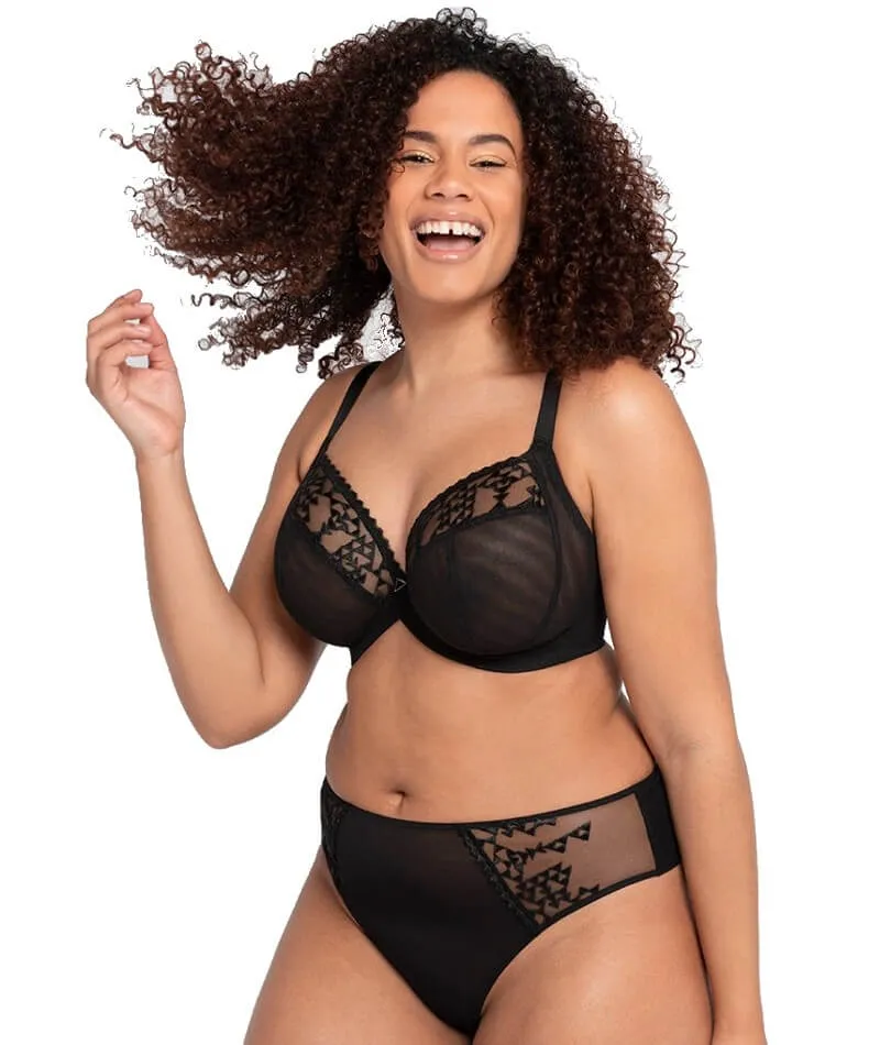 Curvy Kate Centre Stage Deep Thong - Black