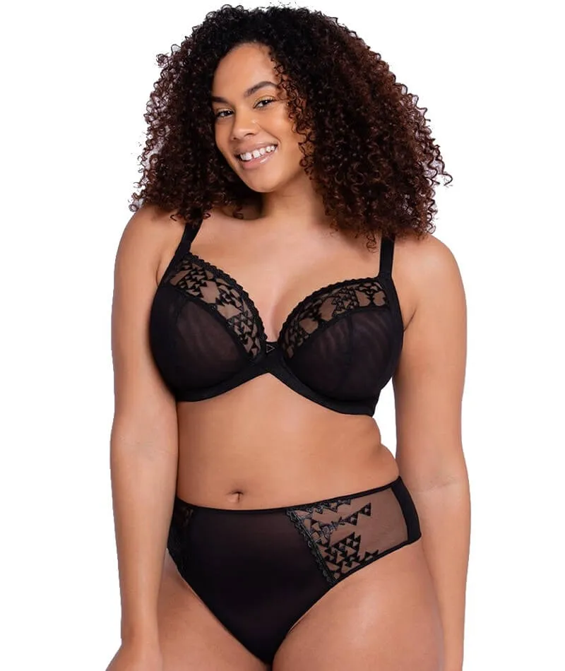 Curvy Kate Centre Stage Deep Thong - Black