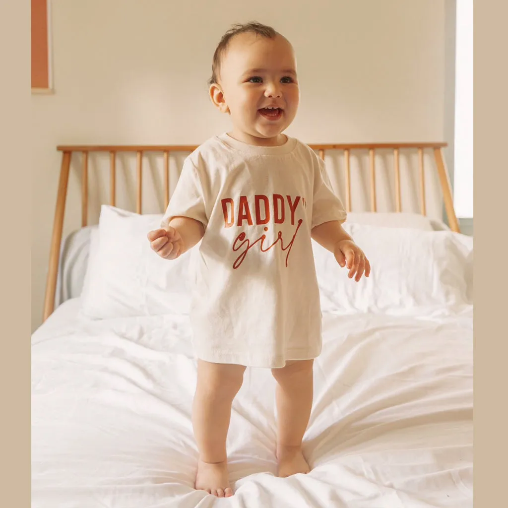 Dad & Daddy's Girl - Father and Baby Girl matching t-shirts, Father's Day gift for Dad, Girl dad gift, new dad gift