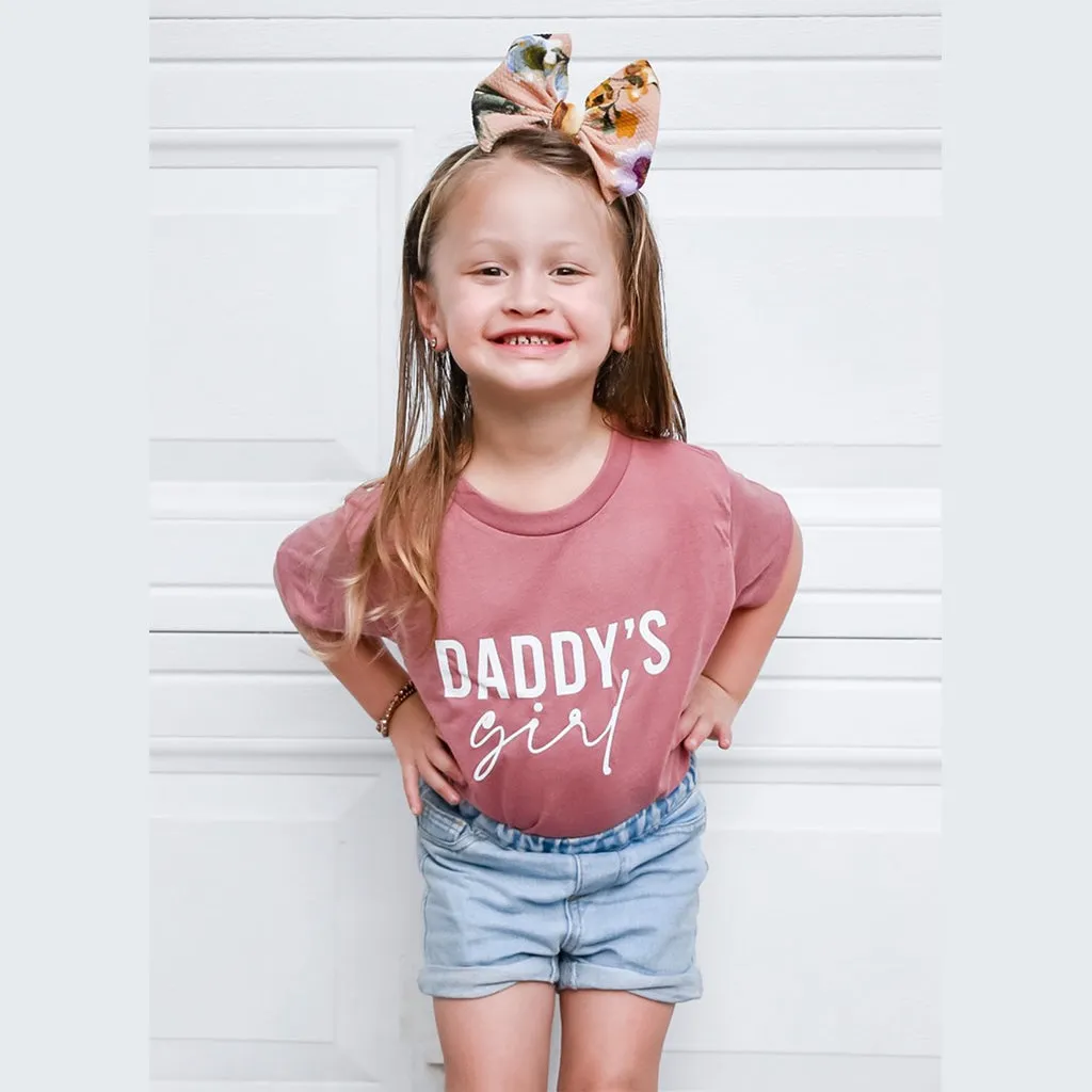 Dad & Daddy's Girl - Father and Baby Girl matching t-shirts, Father's Day gift for Dad, Girl dad gift, new dad gift