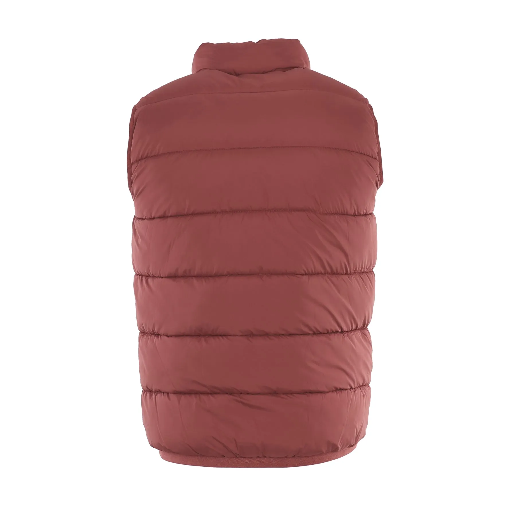 Dante Smart Utility Zero-Down Quilted Vest in Burned Red