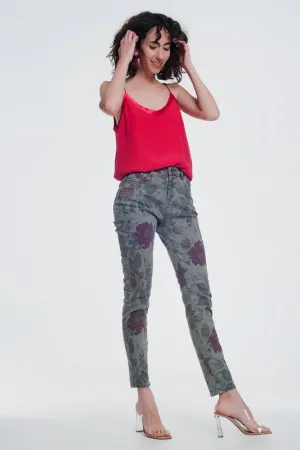 DAYTRIPPER FLORAL PRINT PANTS