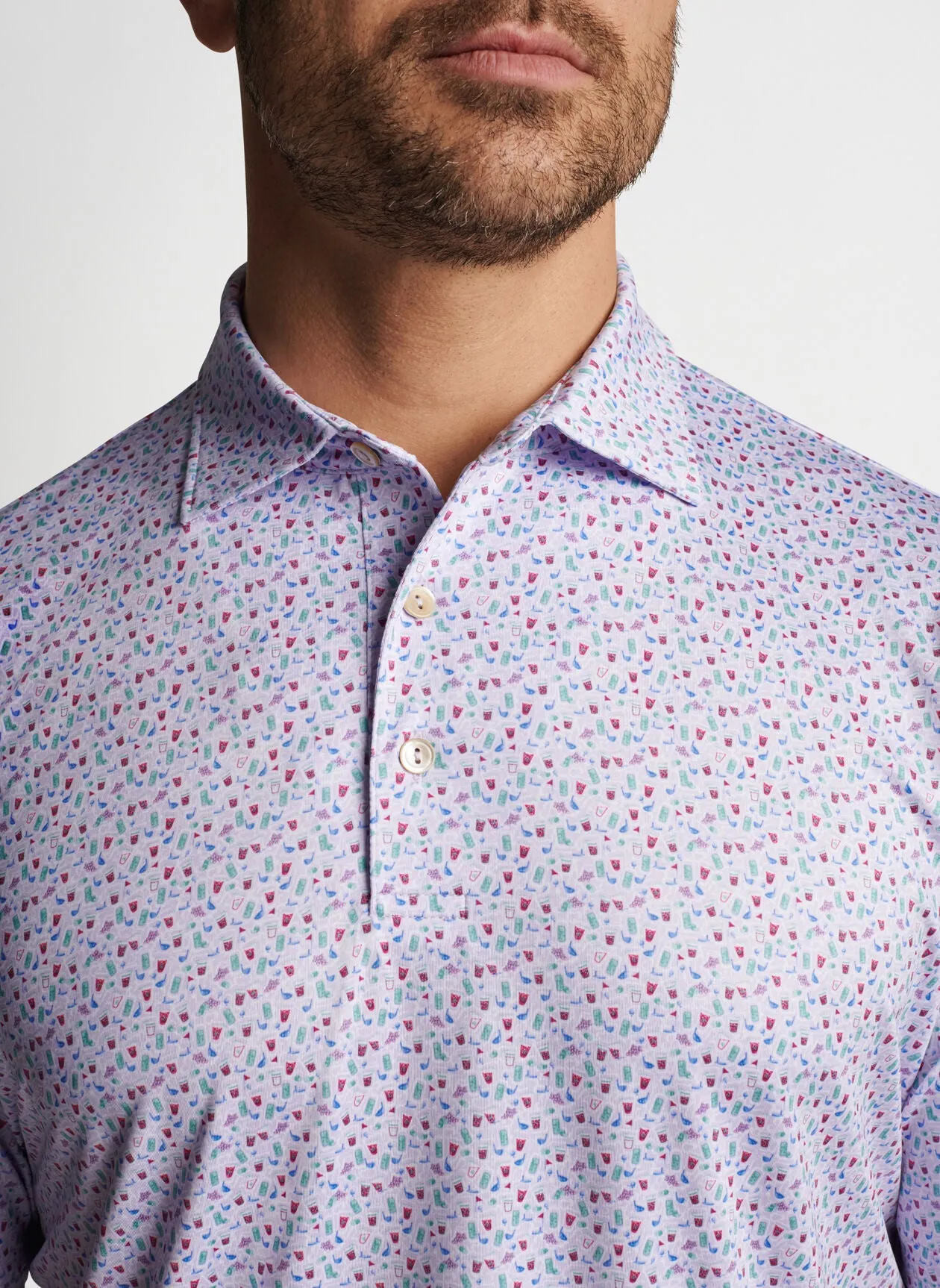Dazed and Transfused Performance Jersey Polo