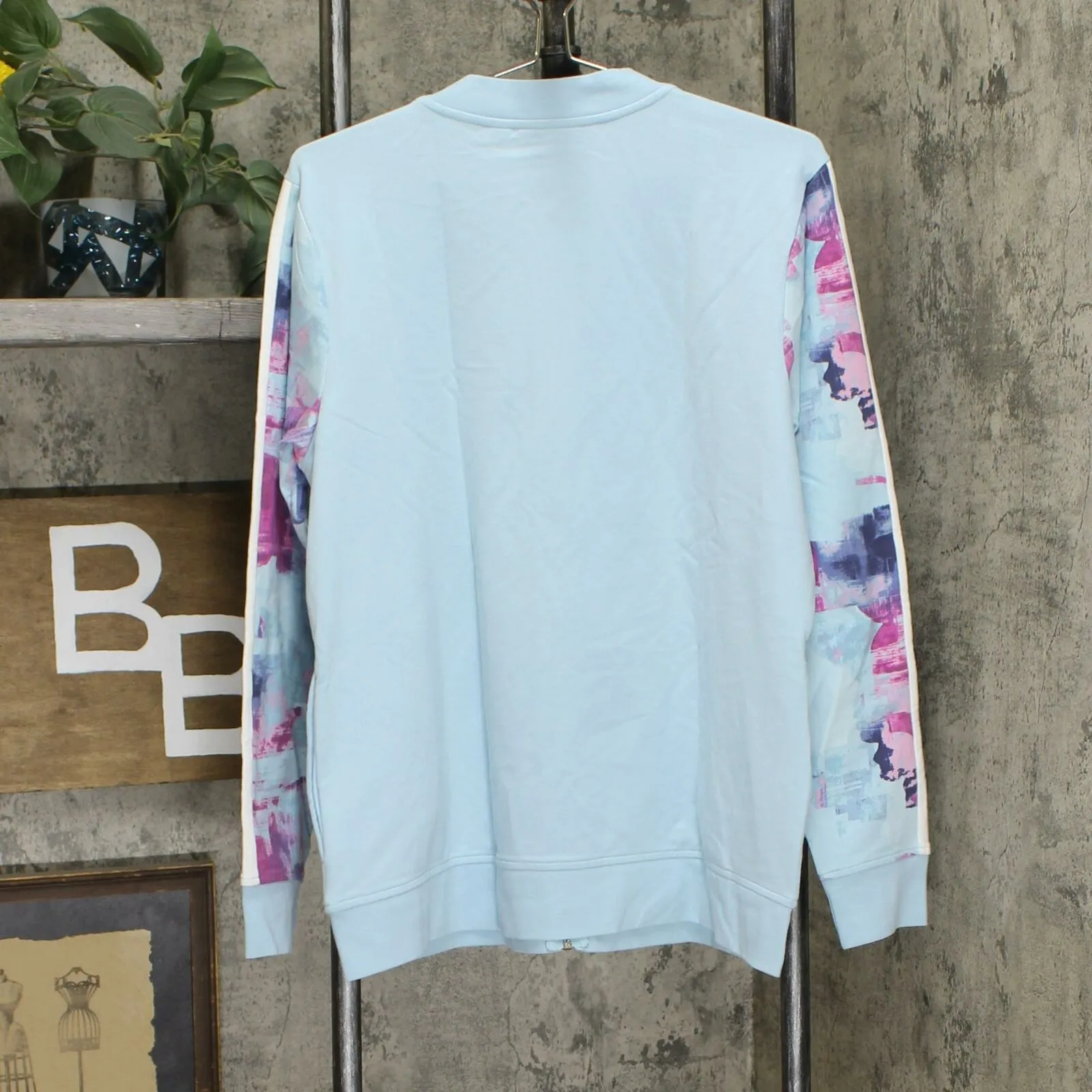 Denim & Co. Women's Active Bomber Jacket With Print Detail