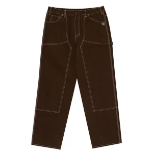 DICKIES TEJANO RELAXED FIR PANELLED CARPENTER PANTS - STONE WASHED TIMBER