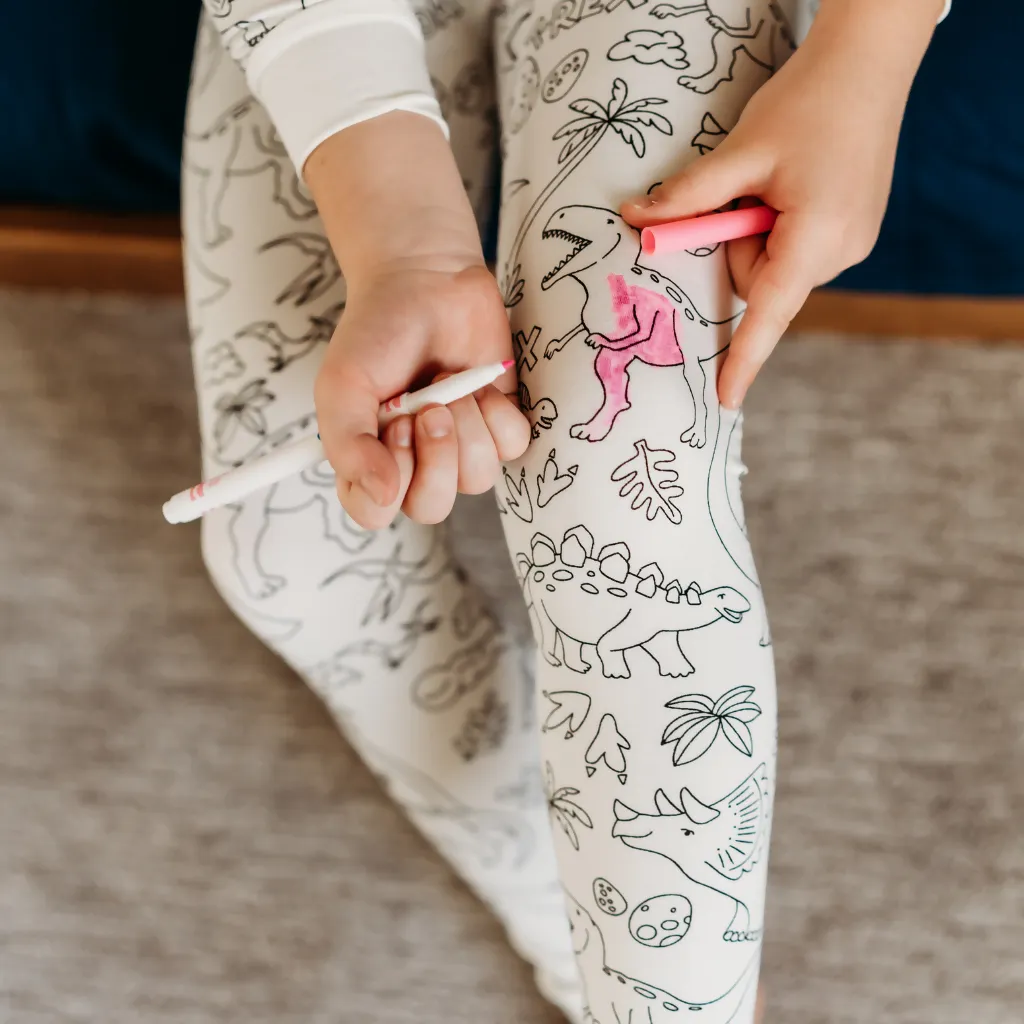 Dino-Mite Dreams Coloring Pajamas
