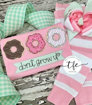{Donut Grow Up} pajamas shirt