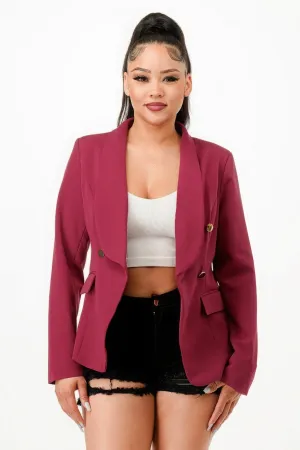 Double Breasted Blazer Jacket