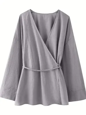 Double Breasted Elegant Kimono Outerwear