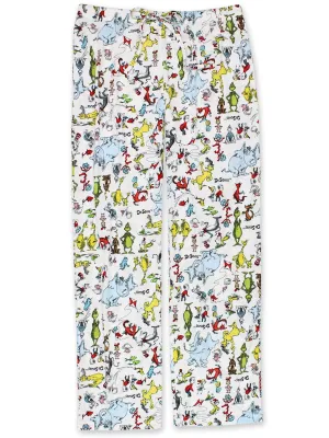 Dr. Seuss Grinch Cat in the Hat Green Eggs and Ham Junior Pajama Pants