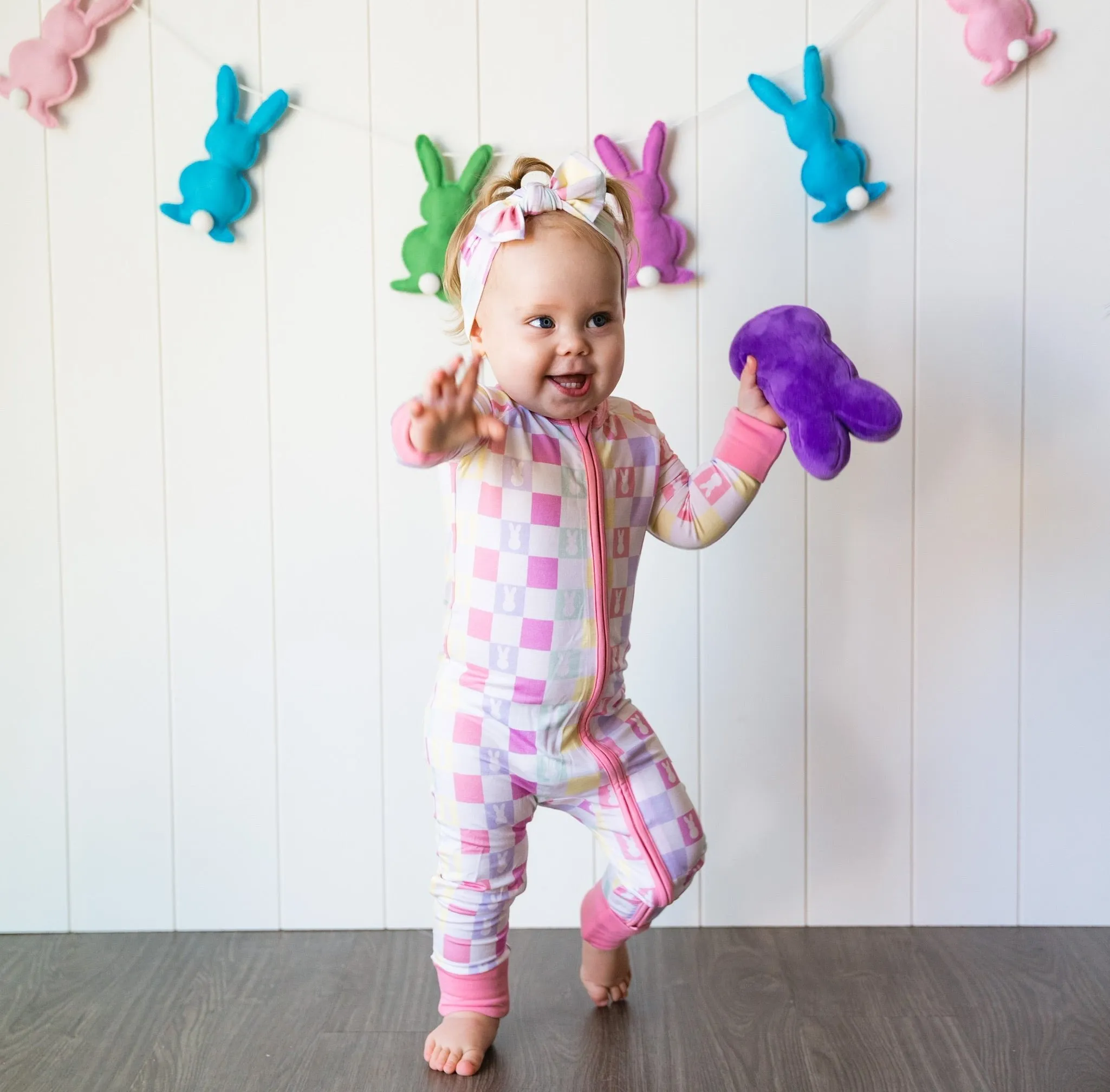Dream Big Little Co Bunny Kisses Dream Romper