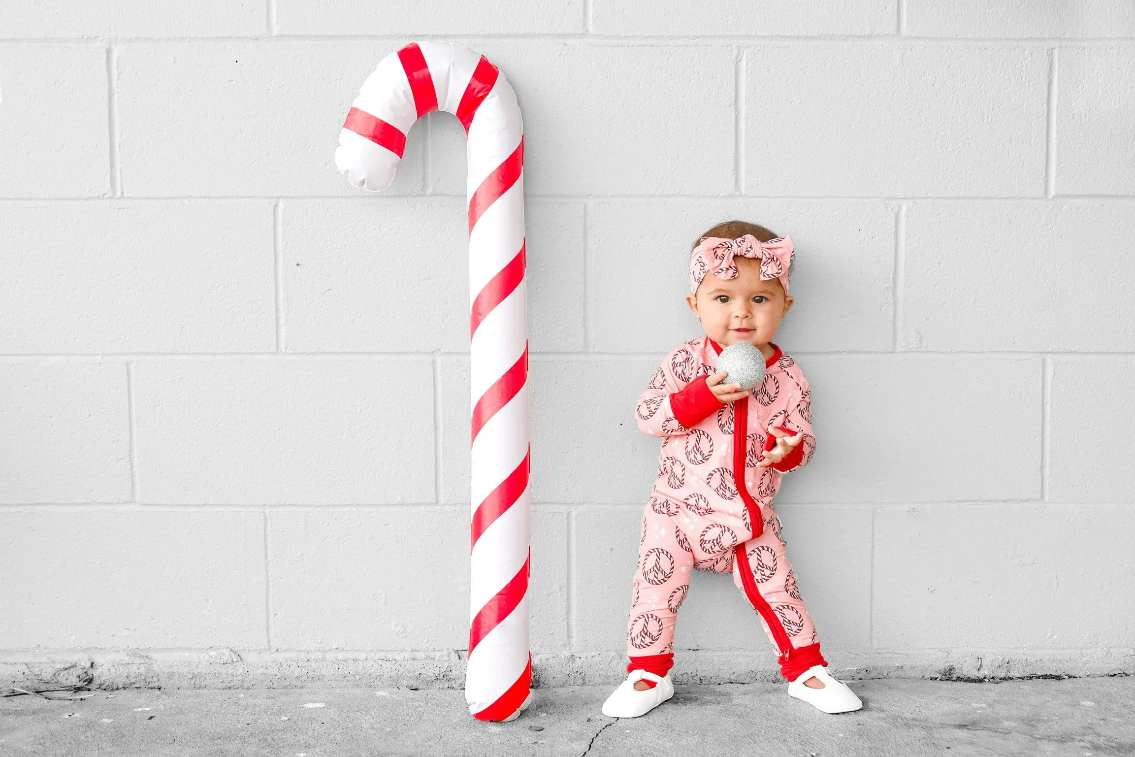 Dream Big Little Co Christmas Peace Dream Romper