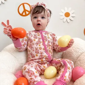 Dream Big Little Co Don't Worry Be Hoppy Dream Romper