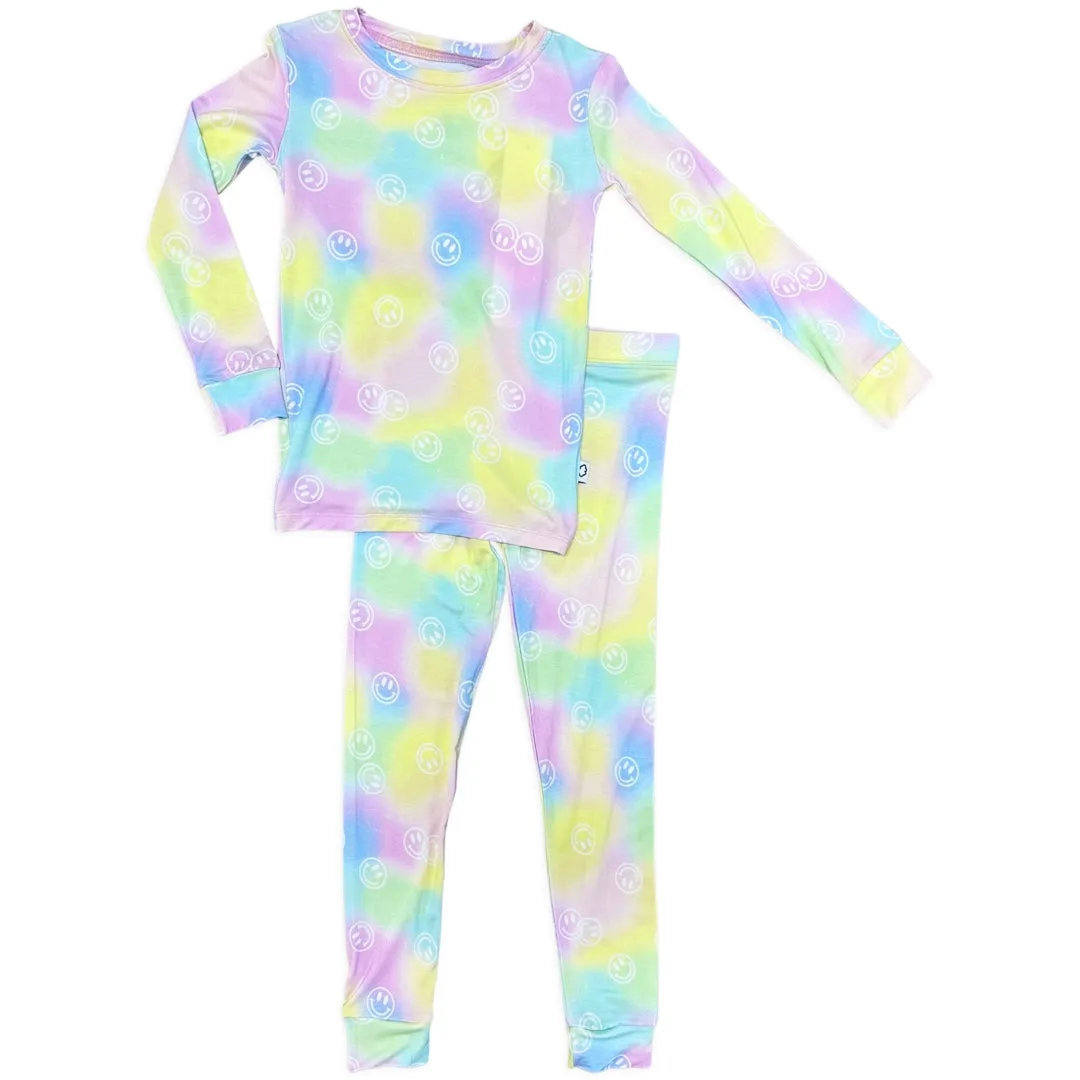 Dream Big Little Co Rainbow Smiley L/S Dream Set