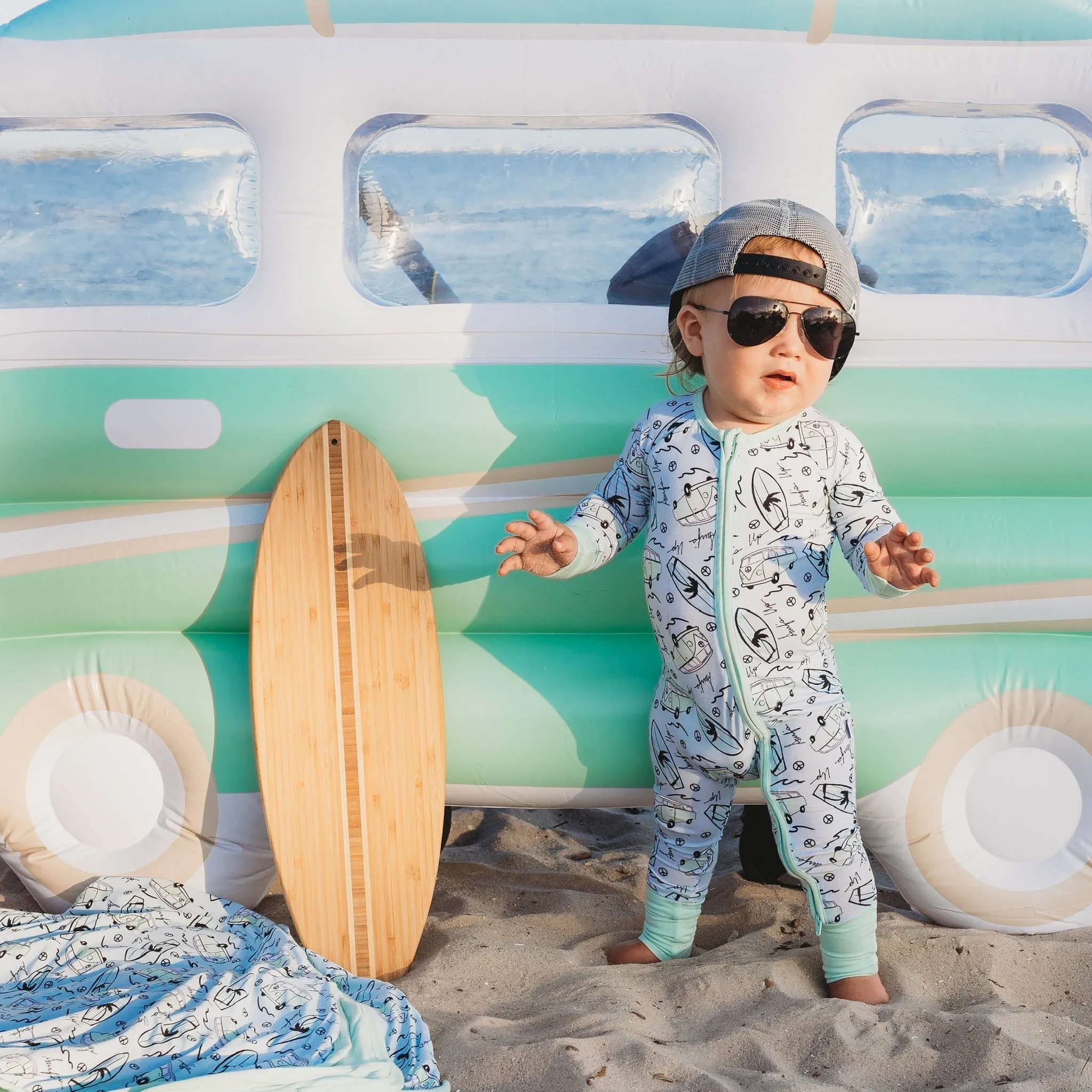 Dream Big Little Co Surf's Up Dream Romper