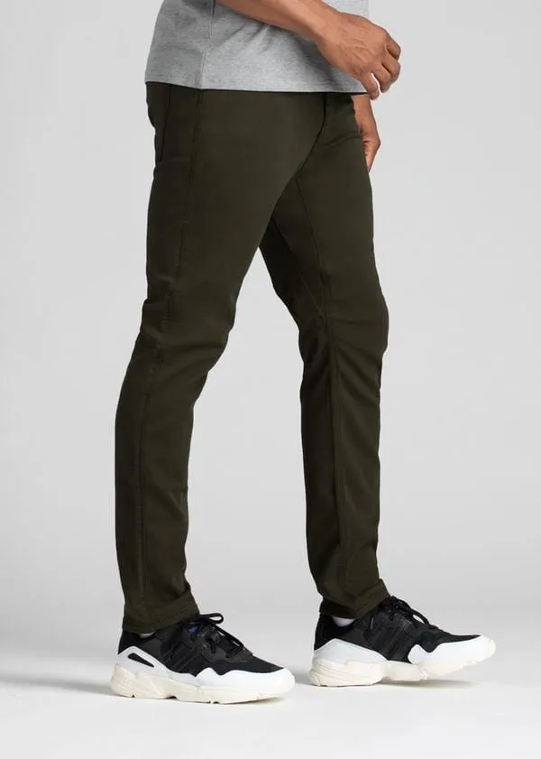 DU/ER Men's No Sweat Relaxed Taper Pant - Army Green