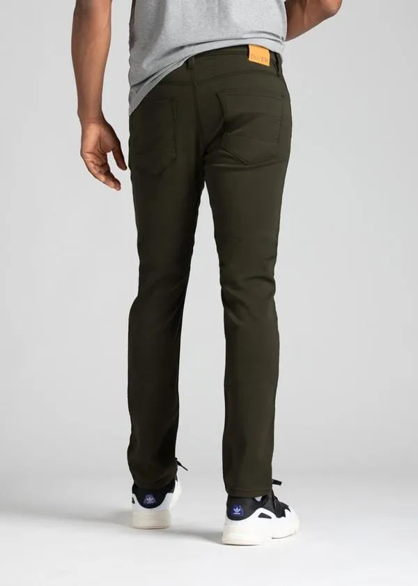 DU/ER Men's No Sweat Relaxed Taper Pant - Army Green