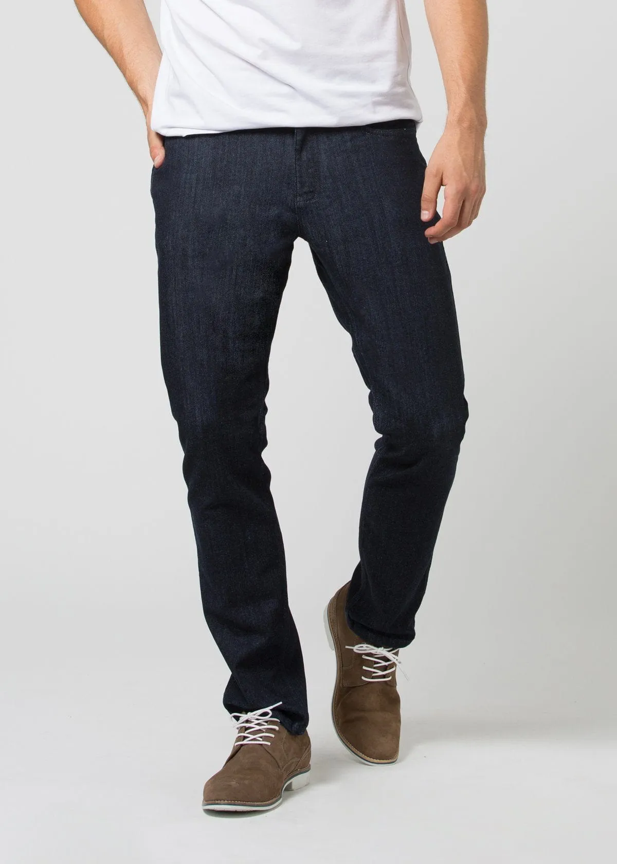 DU/ER Men's Performance Denim Relaxed Taper - Rinse