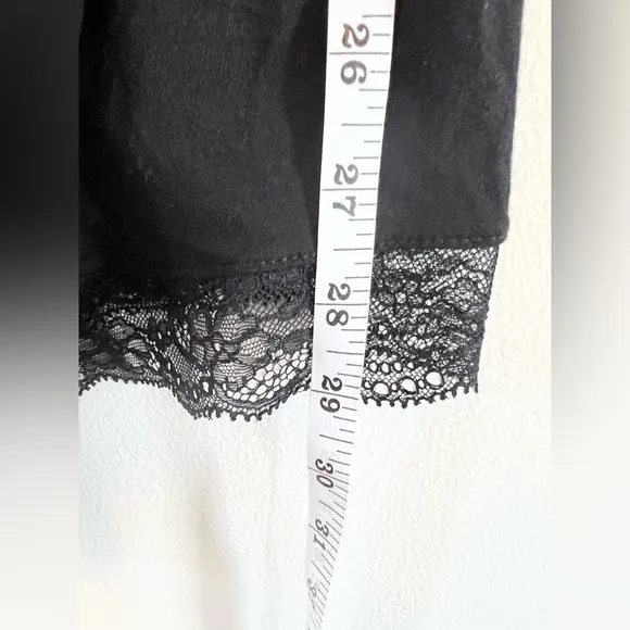 Eberjey Cecilia Enchanted Teddy sleep romper black modal lace trim lounge pajama