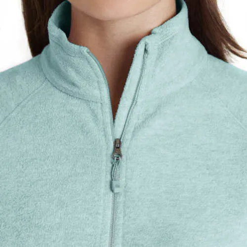 Eddie Bauer Womens Fleece Quarter Zip Top