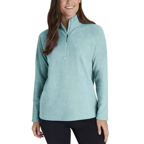 Eddie Bauer Womens Fleece Quarter Zip Top