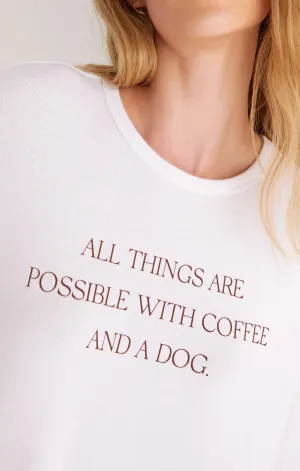 Eden coffee & dogs pajama set